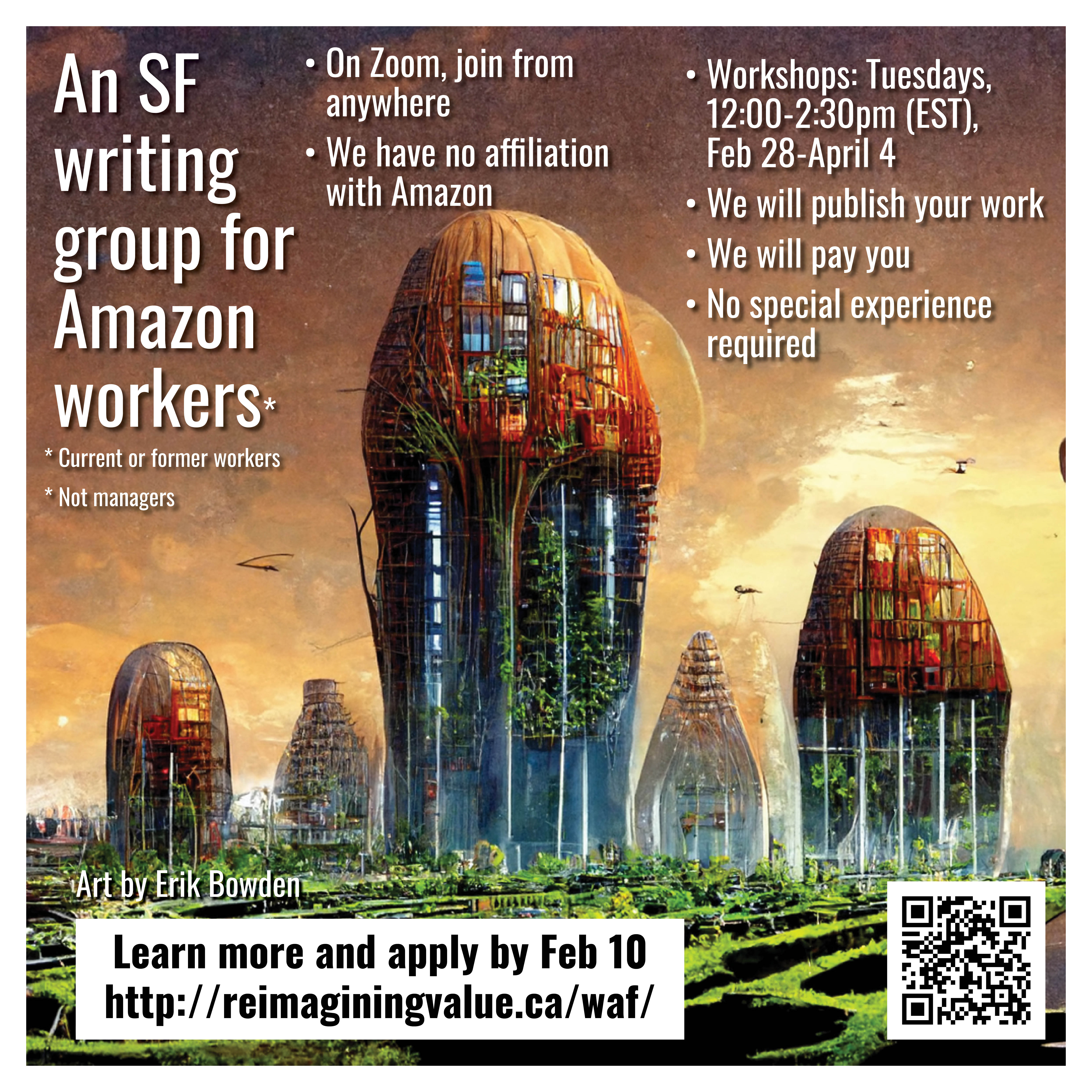 Launching: Worker as Futurist, an SF group for Amazon workers